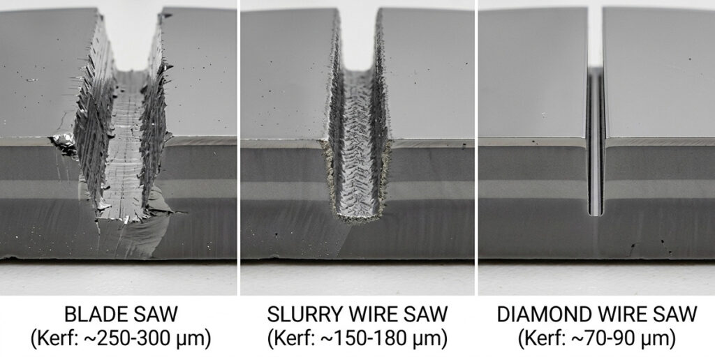 How to Reduce Kerf Loss in Wafer Slicing？