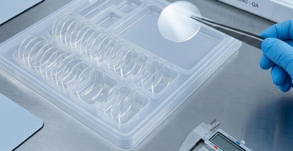 Sapphire Substrate Slicing Project for a European Precision Optics Manufacturer